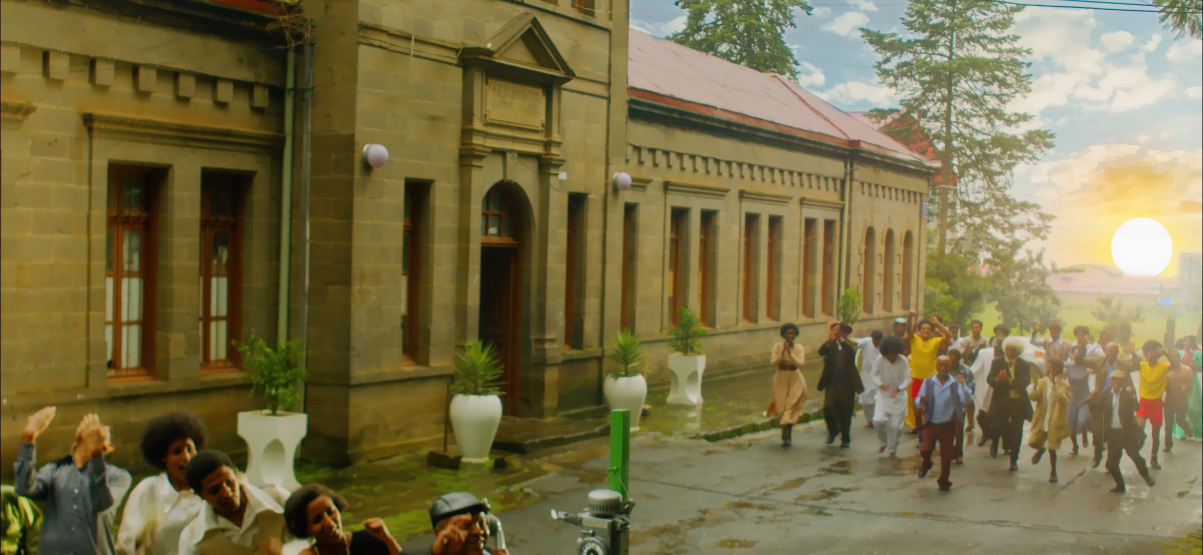 Post-production color grading